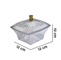 تمرية اكرلك شفاف بغطاء