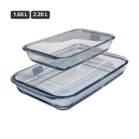 صينية فرن زجاج 2.0 لتر