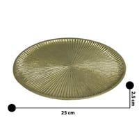 صحن تقديم ألمونيوم هندي