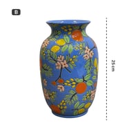 جرة سيراميك زخرفة صينية 25 سم