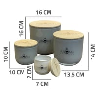 شمع معطر أروما بغطاء خشبي فانيليا