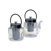 ابريق شاي زجاج فلتر ستيل