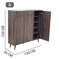 دولاب أحذية 3 أبواب