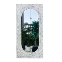 مرآة بإطار خشب هندي 200*100 سم