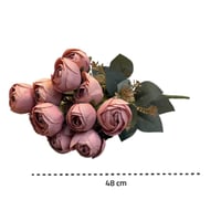 غصن ورد بيونيا مغلق صناعي