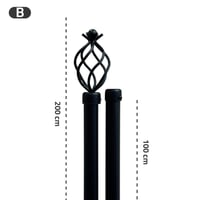حامل ستائر سقف