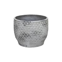 أحواض زراعة اسمنت لون رمادي