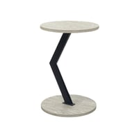 طاولة خدمة خشب دائري