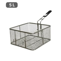 سلة قلي شبك ستيل بمقبض