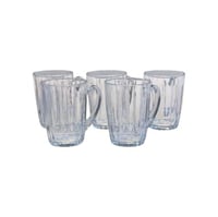 طقم بيالات زجاج 5 أشخاص 150 ملل