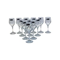 طقم كاسات زجاج 12 قطعة