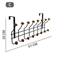 علاق ملابس جداري ستيل