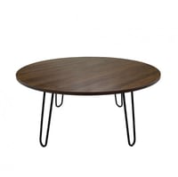 طاولة رئيسية 100 سم خشب دائري