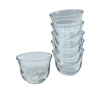 طقم فناجيل قهوة زجاج