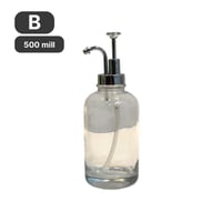 علبة صابون زجاج 500 ملل