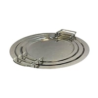 طقم صواني ضيافة دئري 3 قطع