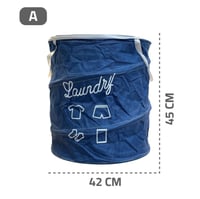 سلة قماش قابلة للطي