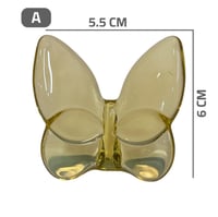 فراشة زجاج ديكور