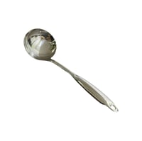 ملعقة طبخ ستيل لامع