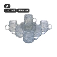 طقم ضيافة كريستال 12 قطعة