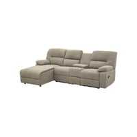 كرسي استرخاء بني حرف L