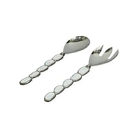 طقم ملعقة وشوكة ستيل المونيوم