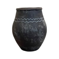 مركن زرع سيراميك نقشة خط متعرج