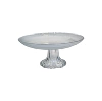 صحن تقديم قزاز دائري بقاعدة