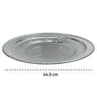 صحن قصدير دائري