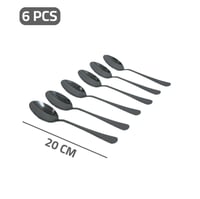 طقم ملاعق ستيل 6 قطع