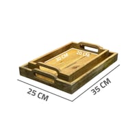 طوفرية تقديم مع مسكة خشب