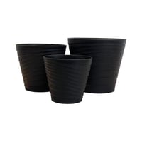 مركن زرع فايبر أسود