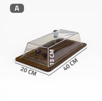 صحن كيك خشبى