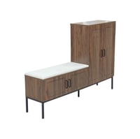 دولاب احذية بمقعد