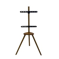 حامل شاشة معدني خشبي