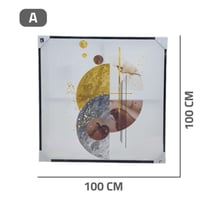 لوحات جدارية فخمه 100*100 مع إطار
