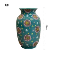 جرة سيراميك زخرفة صينية 25 سم