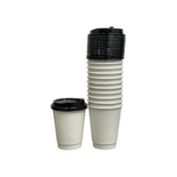 اكواب ورقية بغطاء