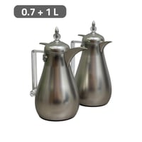 ترامس قهوه وشاي فخمه 0.7 + 1.0 لتر