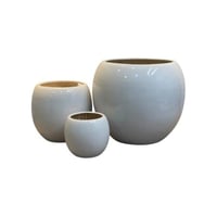 مركن ابيض سيراميك لامع