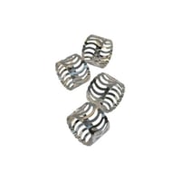 سوار مناديل فضي 4 قطع