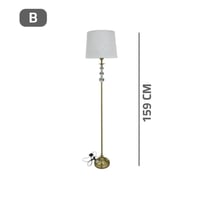 ابجورة ستاند طويلة ثلاث كرات كريستال