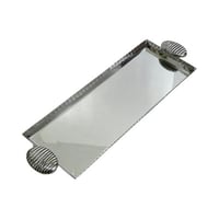 طوفرية ستانلس ستيل طويل بمقابض منحوتة يدويا