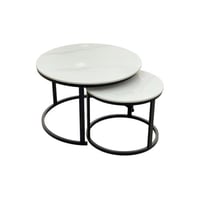 طقم طاولات خدمة قطعتين