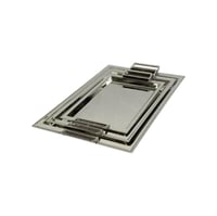 طقم طفريات استيل يد مربعة