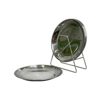 صحون ستيل مع ستاند هرمي