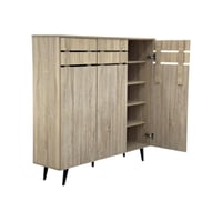 دولاب تخزين احذية 3 أبواب خشب