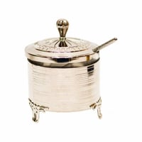 سكرية ستانلس ستيل مع ملعقة