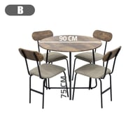 طاولة سفرة طعام مع 4 كراسي