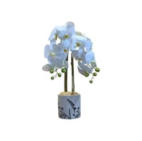 أوركيد صناعي بمركن سيراميك